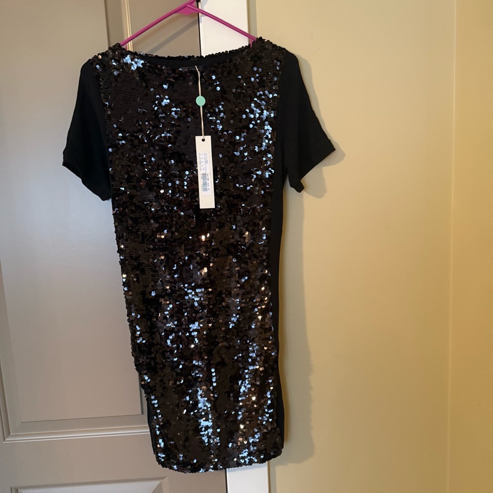 Black Sequin Dress by Plein Sud IT40 or FR 36